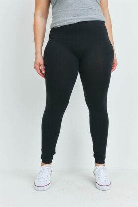 BLACK PLUS SIZE LEGGINGS